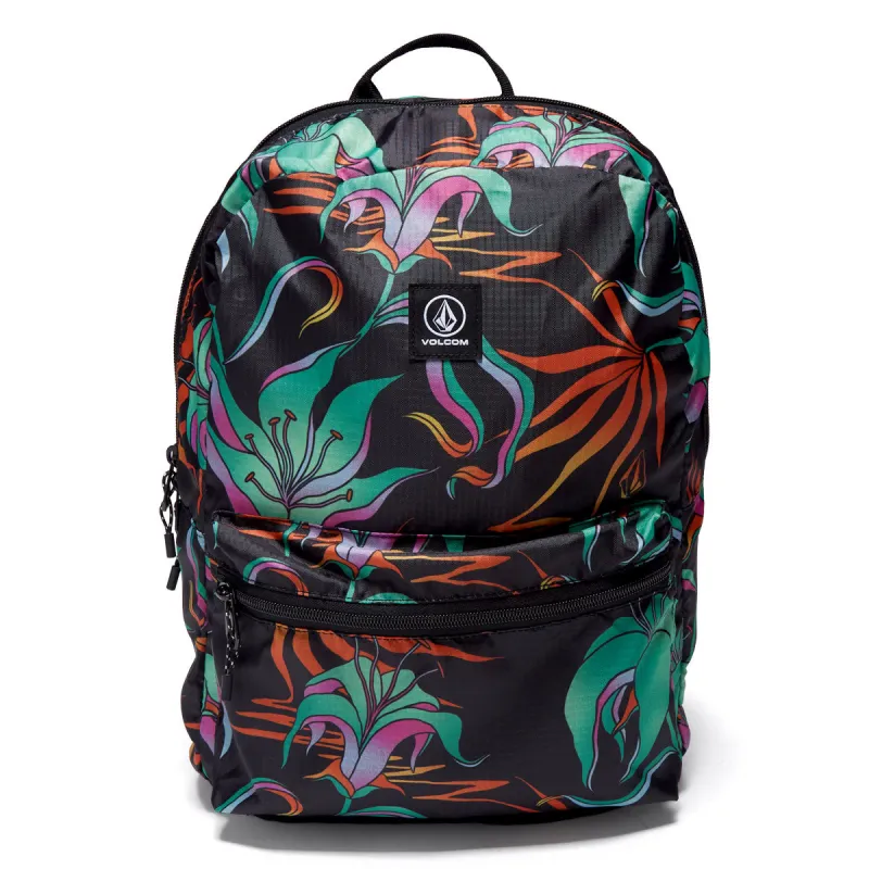 Volcom Bt Packable Backpack - Black/Green sold by CCS