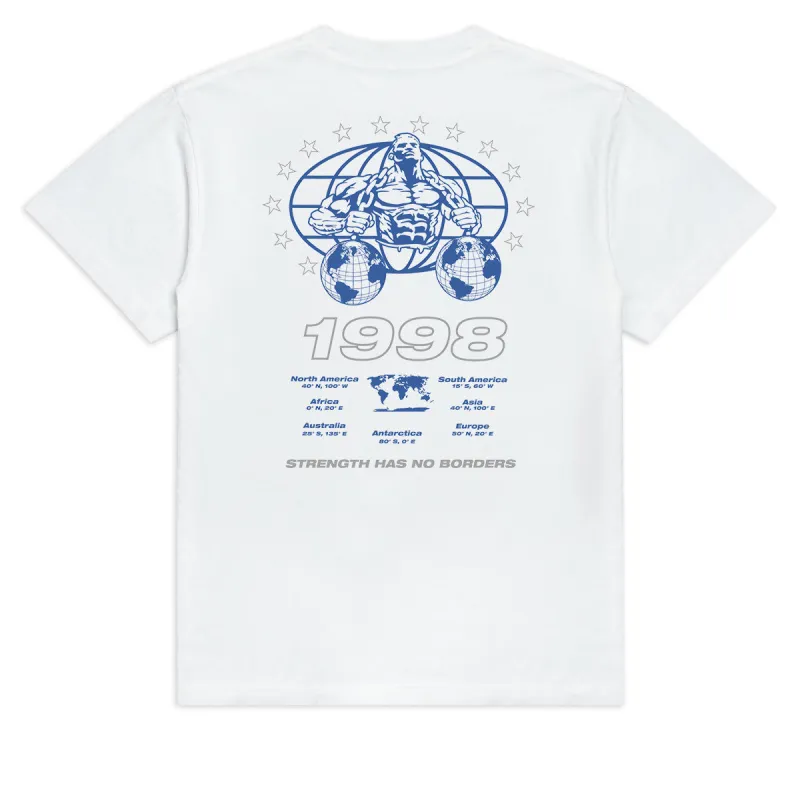 CCS Bootleg Continental Competition of Strength T-Shirt - White made by CCS
