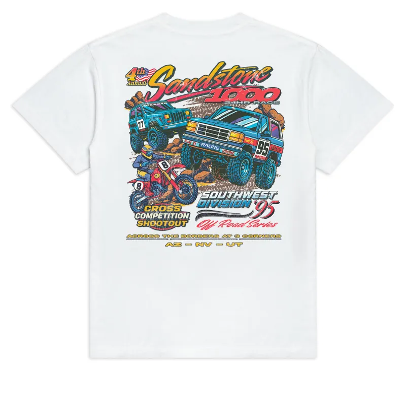 CCS Bootleg Cross Competition Shootout T-Shirt - White made by CCS