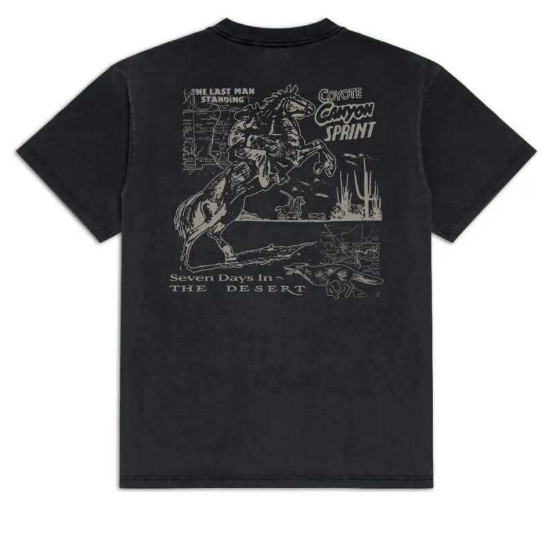 CCS Bootleg Coyote Canyon Sprint T-Shirt - Vintage Black sold by CCS
