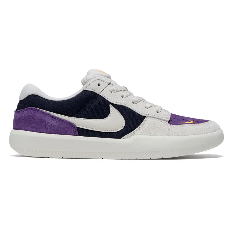 Nike SB Force 58 Shoes - Obsidian/Light Orewood Brown/Wild Grape sold by CCS