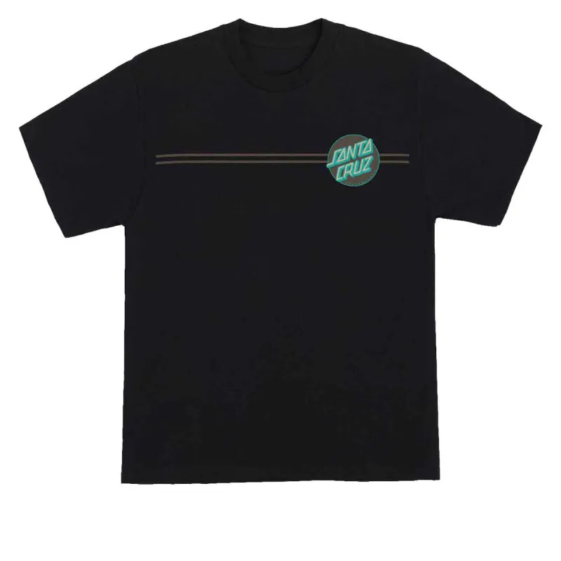Santa Cruz Other Dot T-Shirt - Black/Brown/Teal sold by CCS