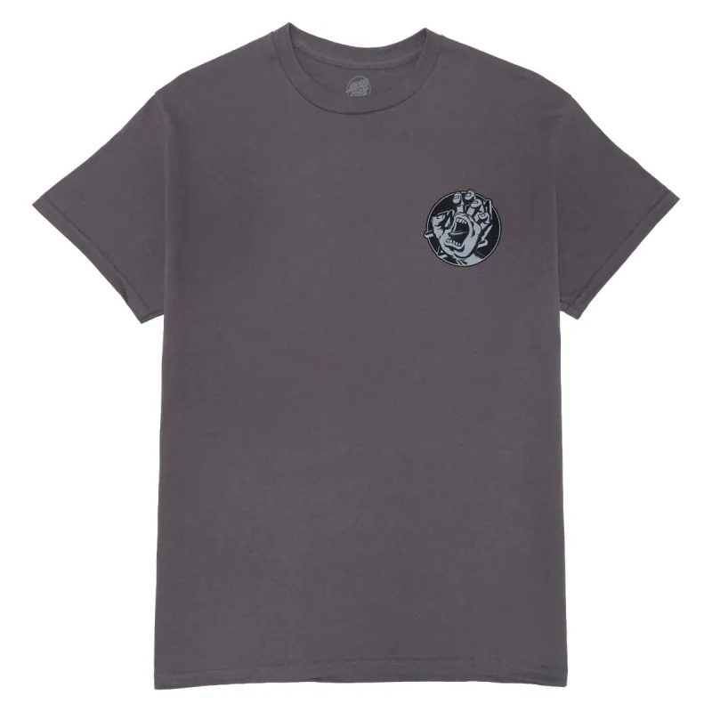 Santa Cruz Hand Dot T-Shirt - Charcoal sold by CCS
