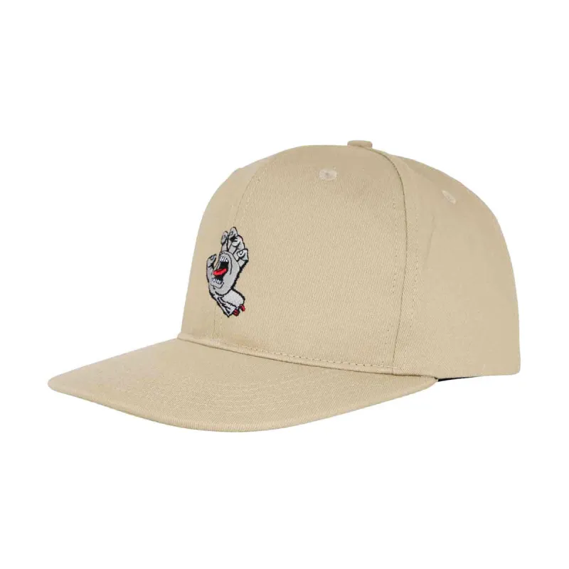 Santa Cruz Screaming Hand Snapback Hat - Khaki sold by CCS