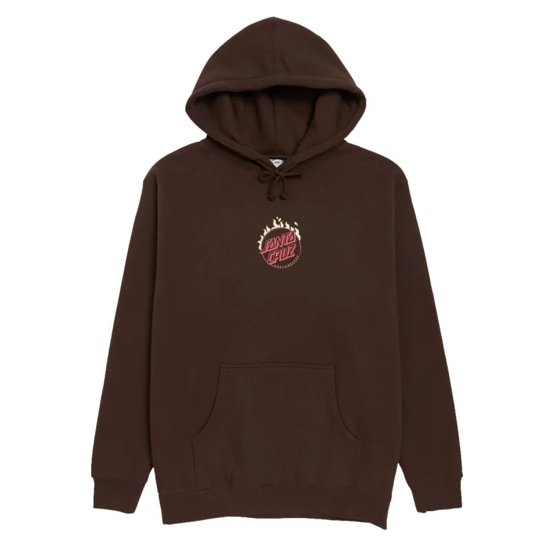 Santa Cruz Burnt Opus Oversized Hoodie - Brown sold by CCS