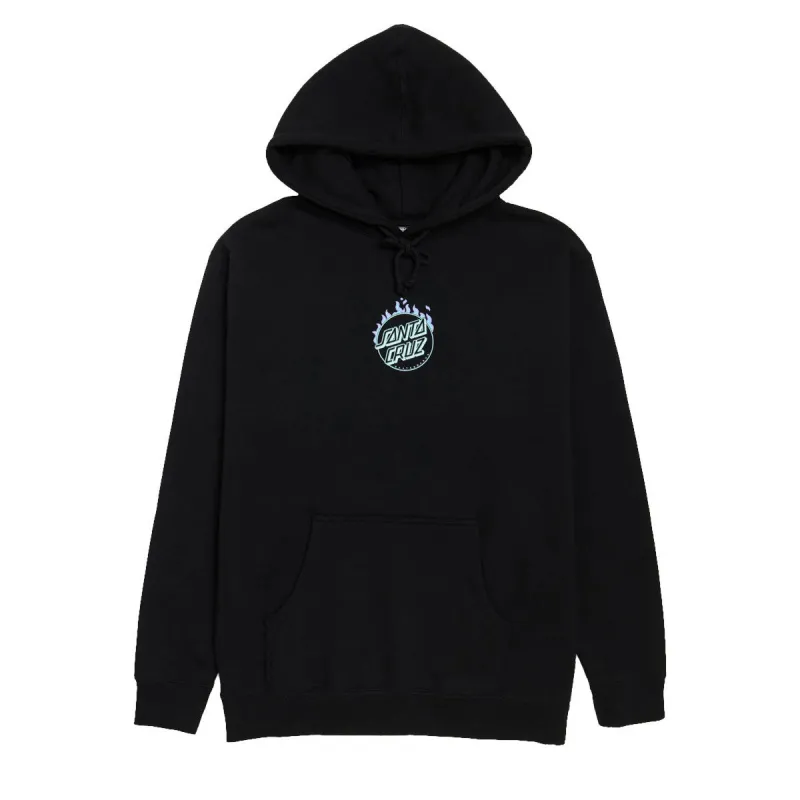 Santa Cruz Burnt Opus Oversized Hoodie - Black sold by CCS