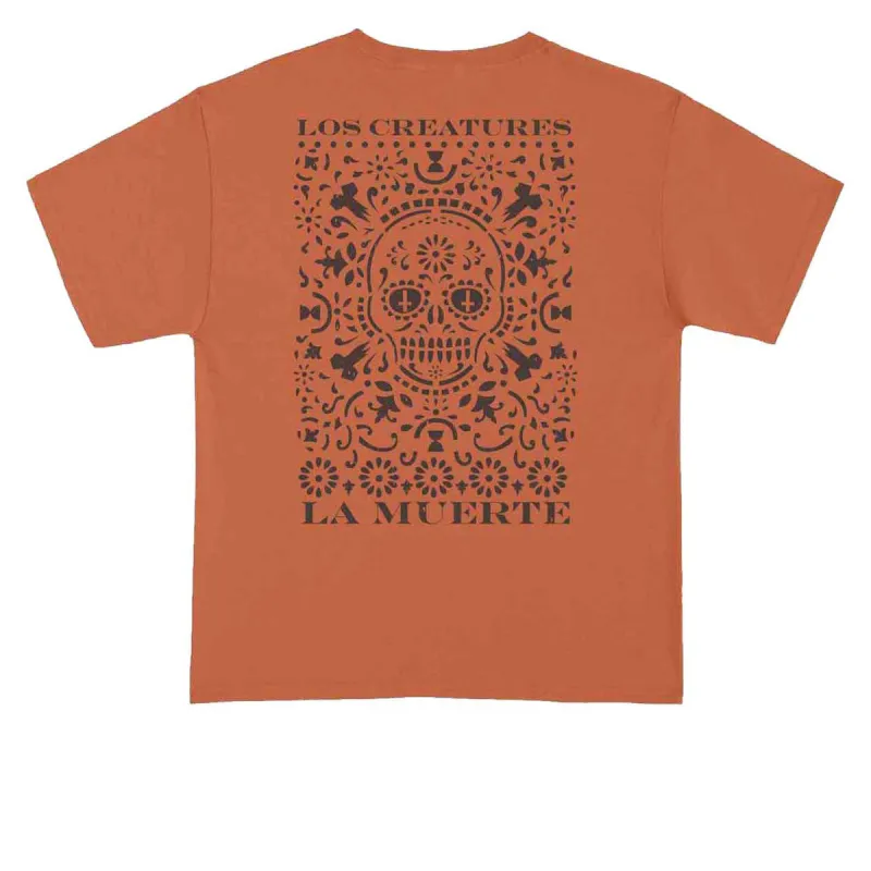 Creature La Muerta Relic T-Shirt - Texas Orange sold by CCS