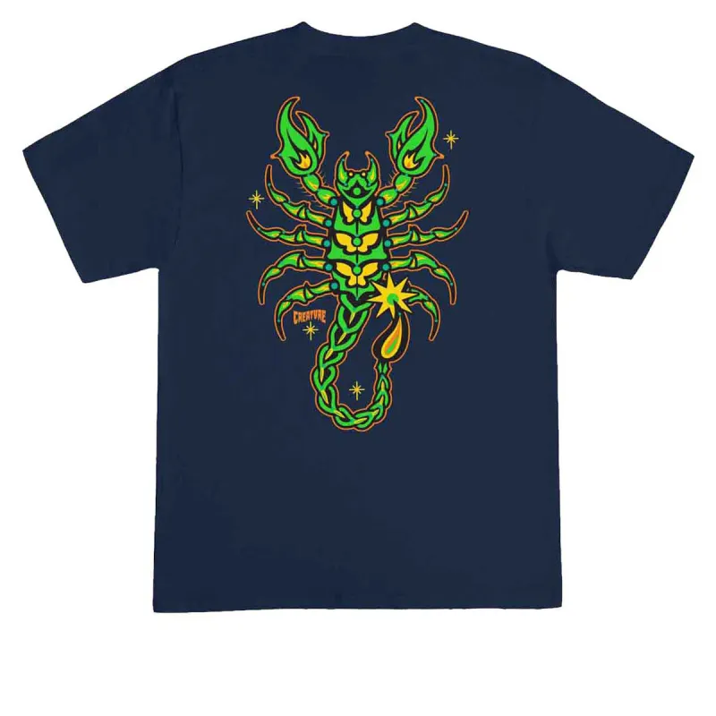 Creature Deadly Sands T-Shirt - Navy sold by CCS