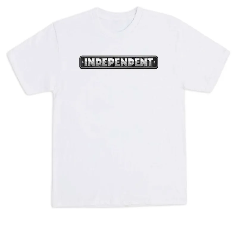 Independent Chrome Bar T-Shirt - White sold by CCS