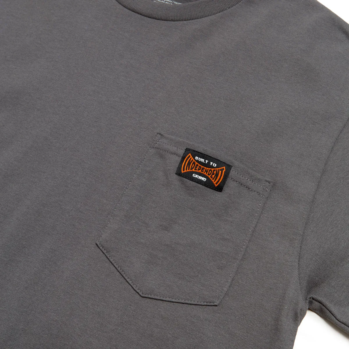 Independent Built To Grind Pocket T-Shirt - Charcoal sold by CCS product image thumbnail 2