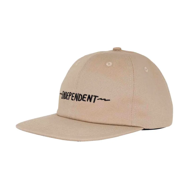 Independent Bratrud Notebook Snapback Hat - Khaki sold by CCS