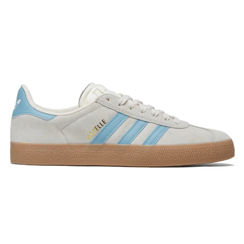 Adidas Gazelle ADV Shoes - Wonder White/Preloved Blue/Gum sold by CCS