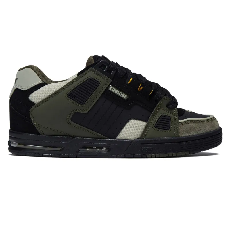 Globe Sabre Shoes - Black/Army sold by CCS