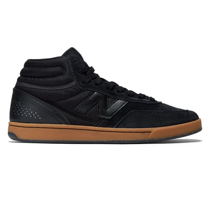 New Balance 440 Hi V2 Shoes - Black/Gum made by New Balance