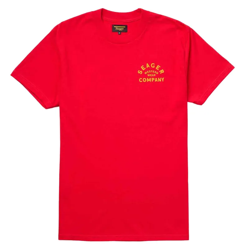Seager Austin T-Shirt - Red sold by CCS