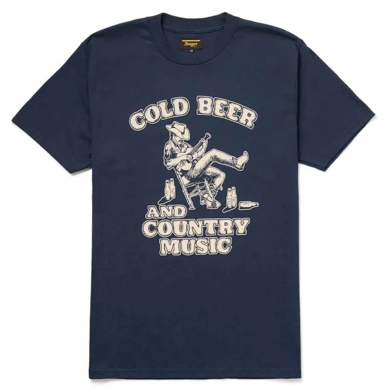 Seager Country Music T-Shirt - Navy sold by CCS