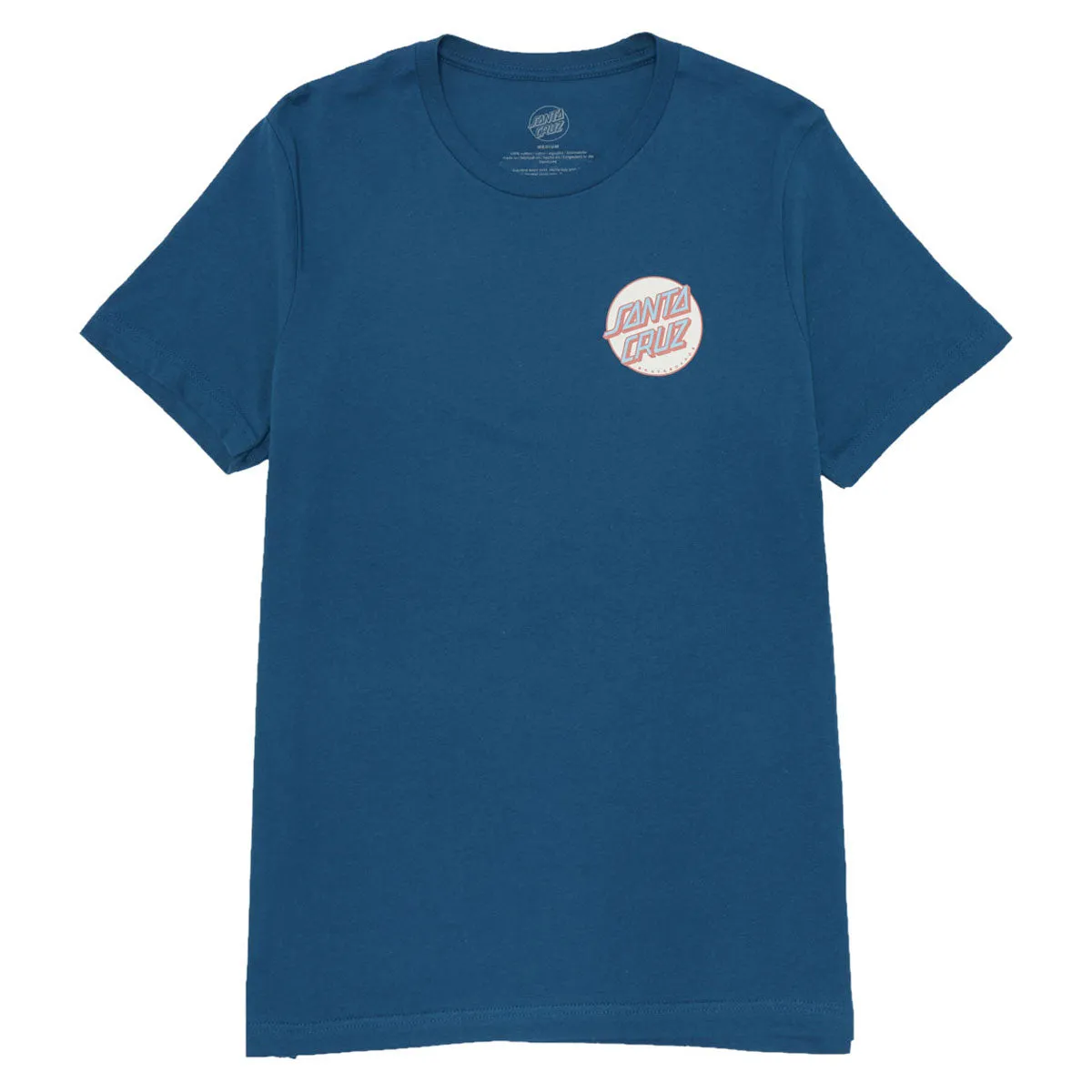 Santa Cruz Womens Other Dot Chest Relaxed T-Shirt - Deep Teal sold by CCS product image thumbnail 2