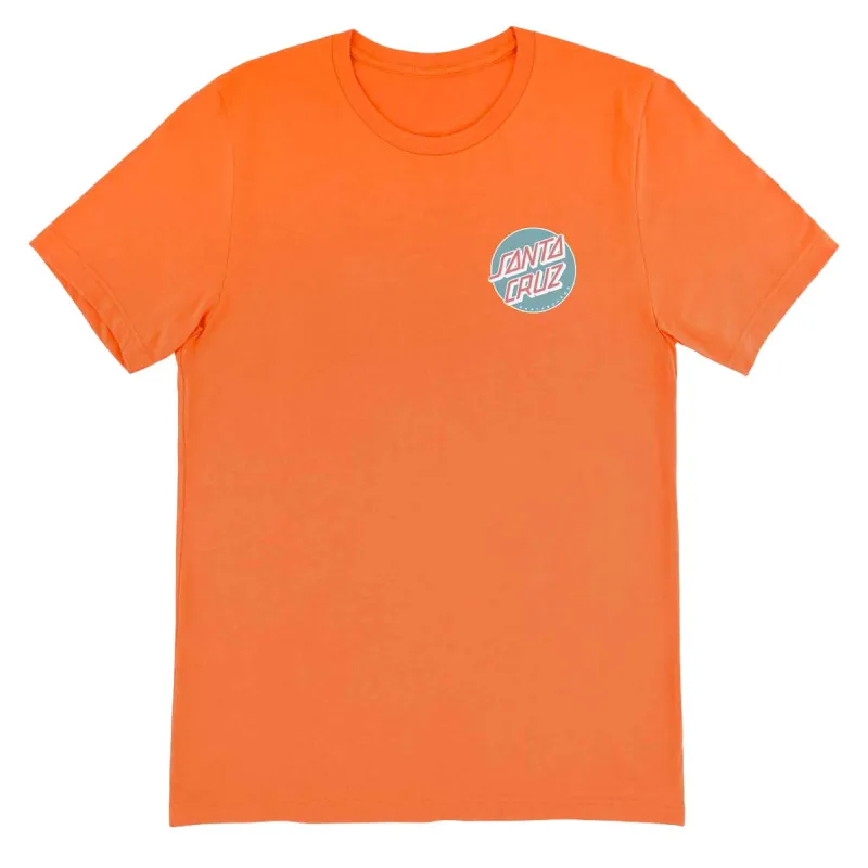 Santa Cruz Womens Other Dot Chest Relaxed T-Shirt - Burnt Orange sold by CCS