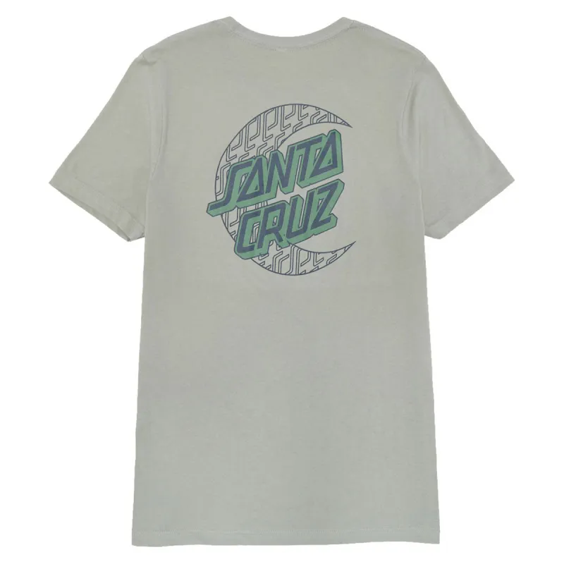 Santa Cruz Womens Imprint Moon Dot Relaxed T-Shirt - Thyme sold by CCS