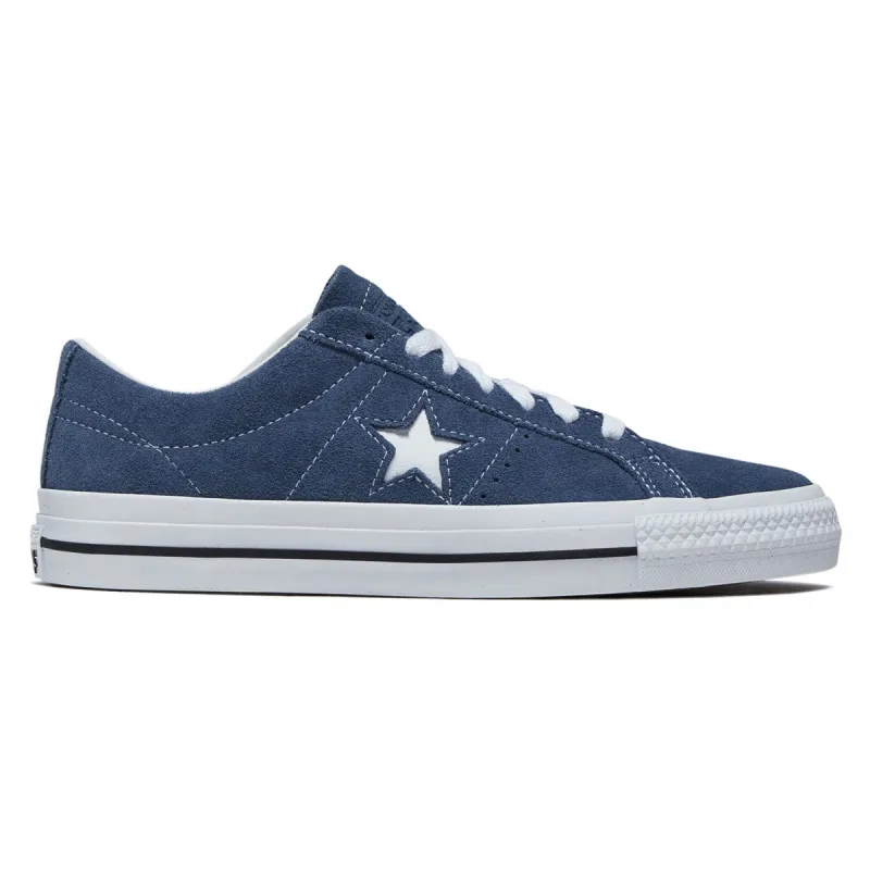 Converse One Star Pro Ox Shoes - Slacker Blue/Black/White made by Converse