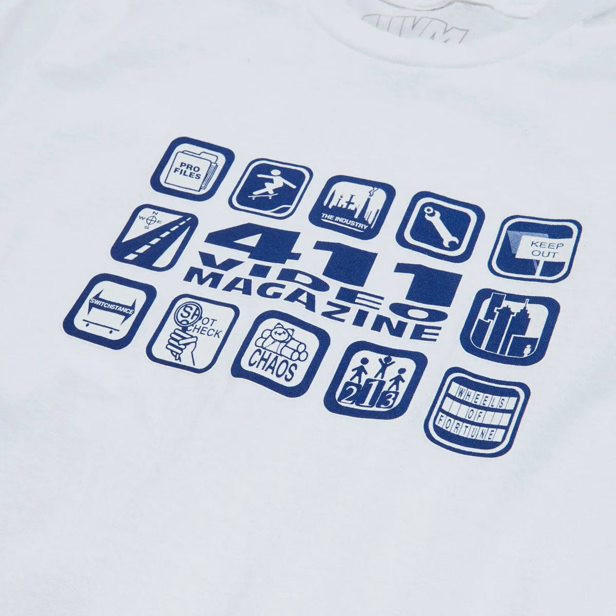 411VM Icons T-Shirt - White sold by CCS product image thumbnail 2