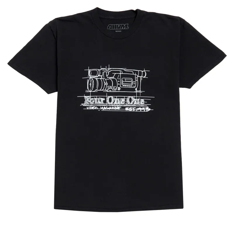 411VM VX T-Shirt - Black made by CCS