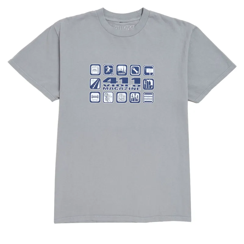 411VM Icons T-Shirt - Athletic Heather made by CCS