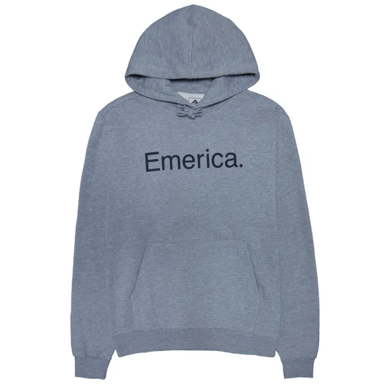 Emerica Pure Logo Hoodie - Grey/Navy made by Emerica