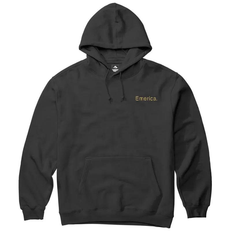Emerica Lockup Hoodie - Black/Gold sold by CCS
