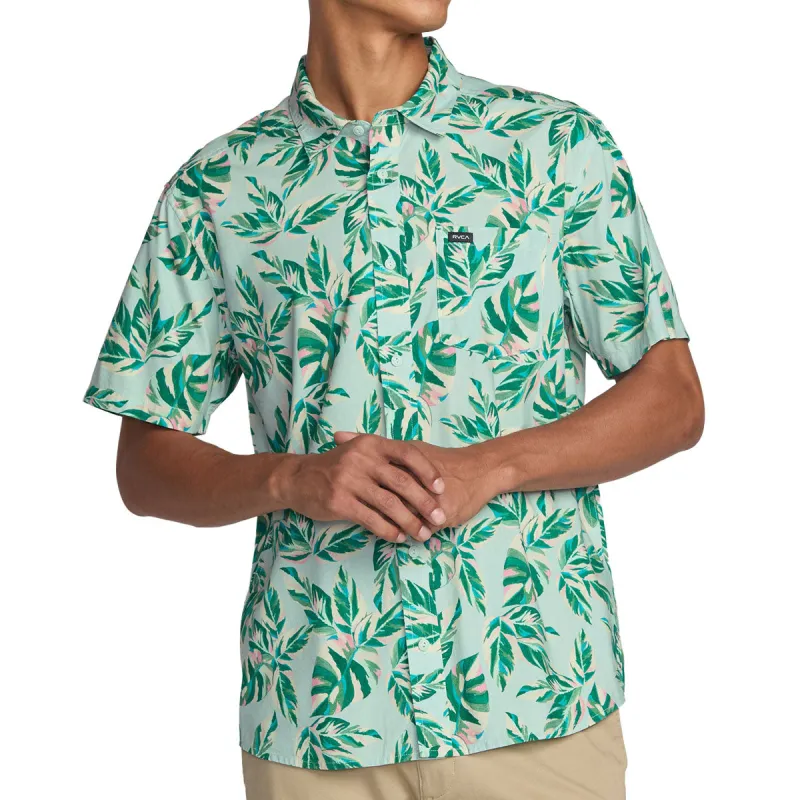 RVCA Morning Glory Shirt - Green Tea sold by CCS