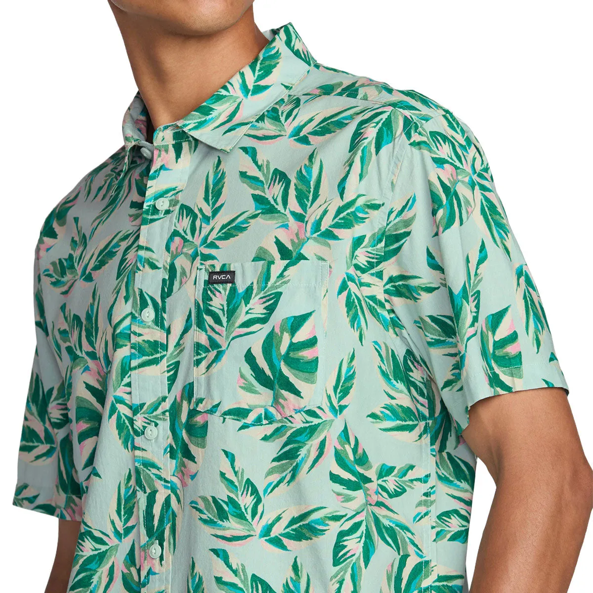 RVCA Morning Glory Shirt - Green Tea sold by CCS product image thumbnail 3