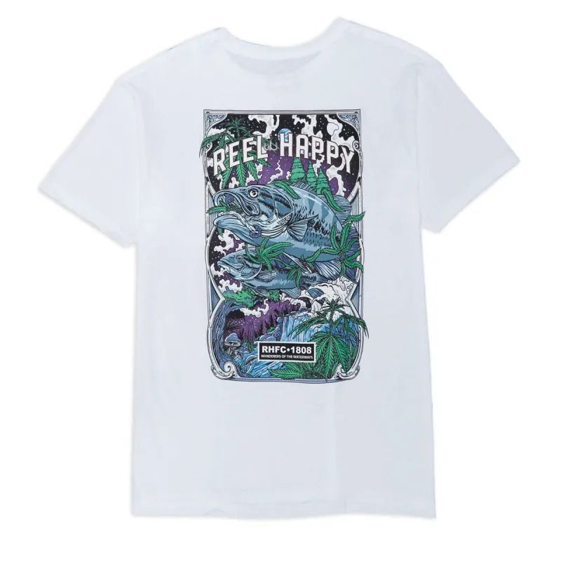 Reel Happy Night Trippers T-Shirt - White made by CCS