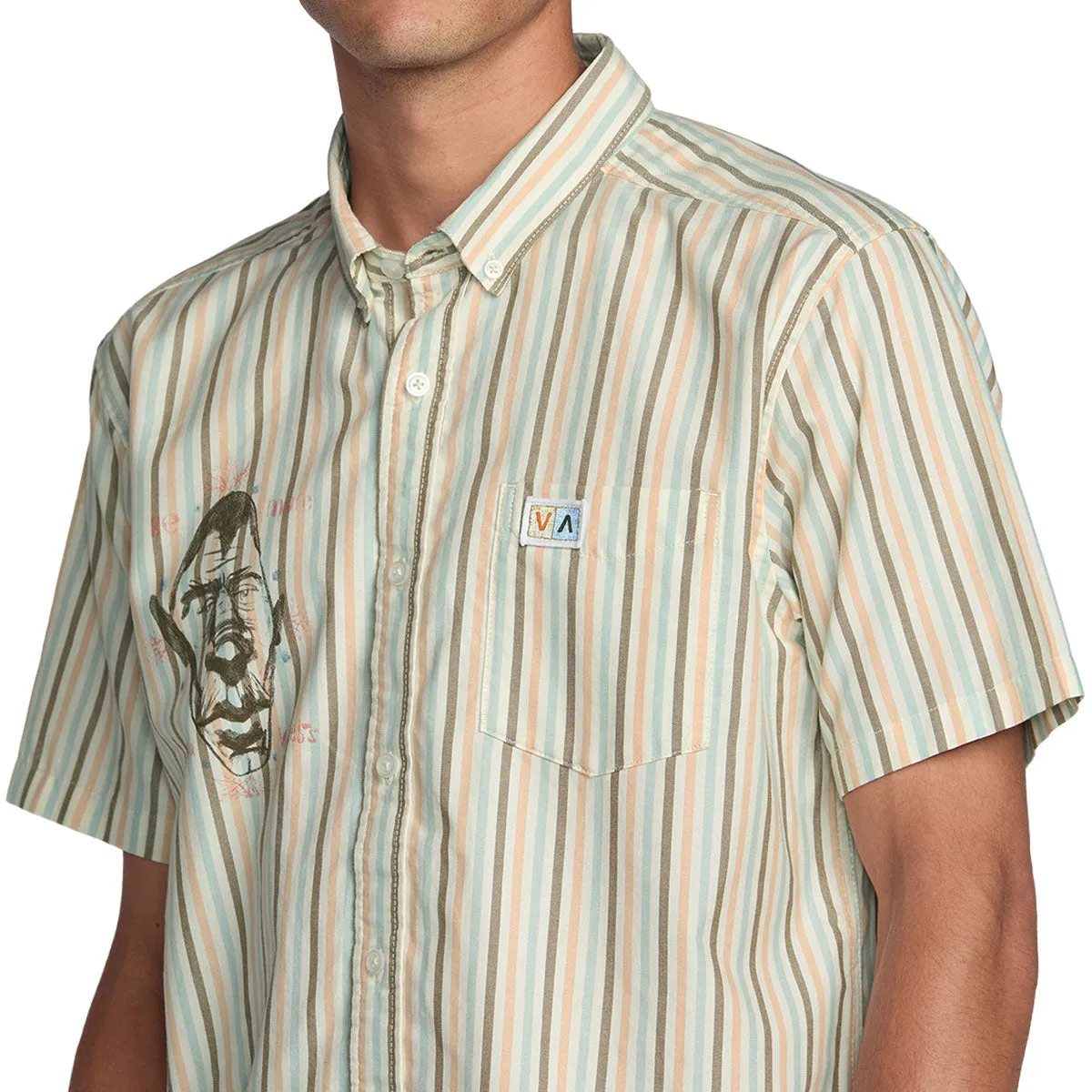 RVCA Jacobs Archive Stripe Shirt - Multi sold by CCS product image thumbnail 3