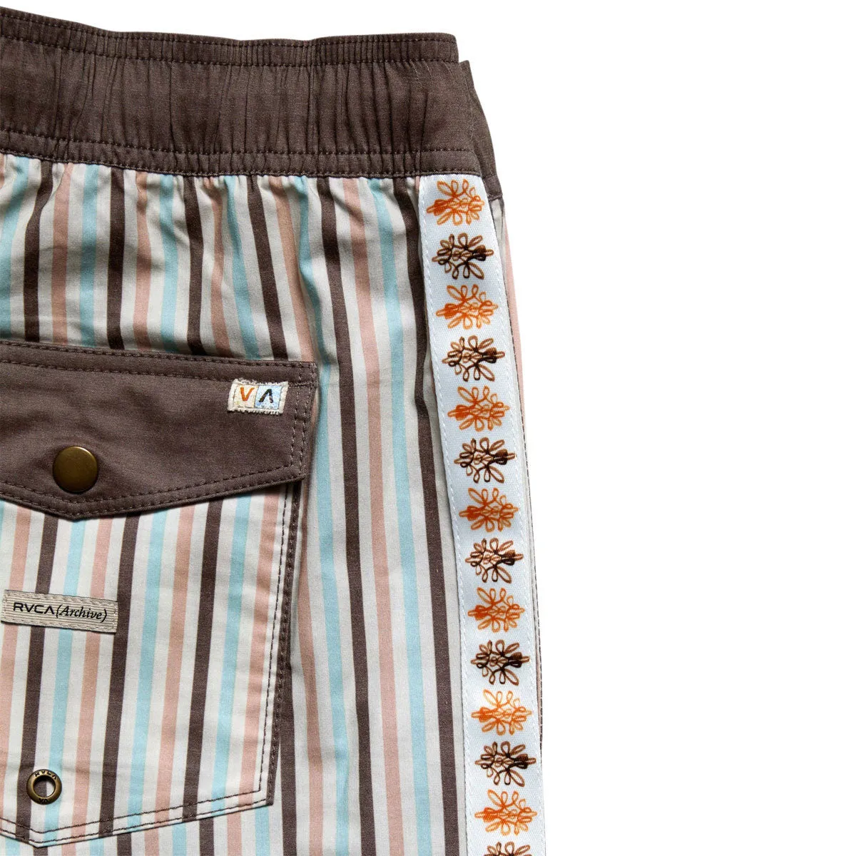 RVCA Jacobs Archive Strp Elastic 17 Boardshorts - Multi sold by CCS product image thumbnail 4