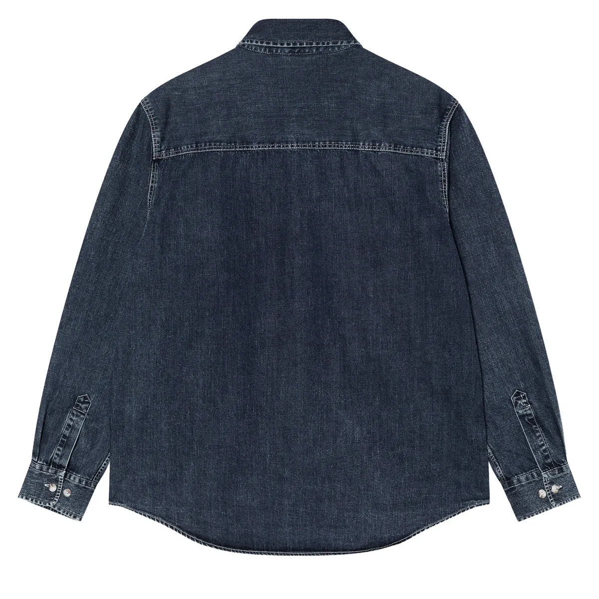 Polar Mike Long Sleeve Denim Shirt - Washed Blue sold by CCS product image thumbnail 2