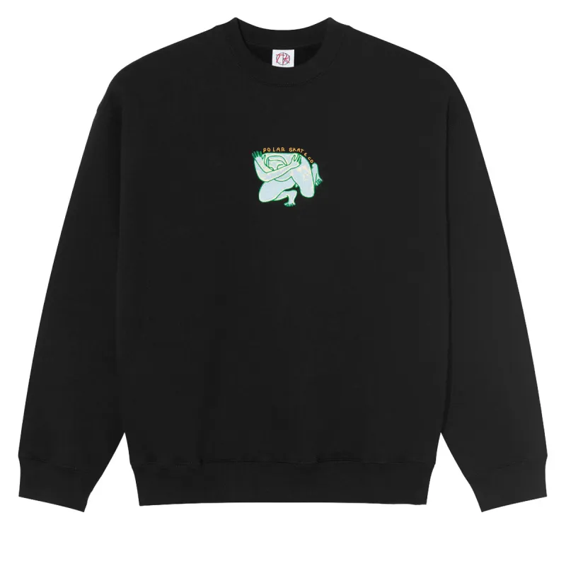 Polar Dave Shy Bow Sweatshirt - Black sold by CCS