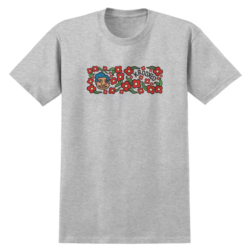 Krooked Sweatpants Redux T-Shirt - Heather Grey made by CCS