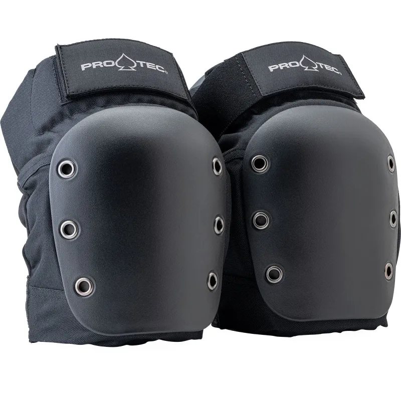 Pro-Tec Street Knee Open Back Pads - Black sold by CCS