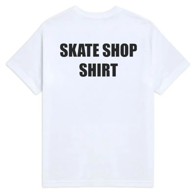 CCS Skate Shop T-Shirt - White/Black made by CCS