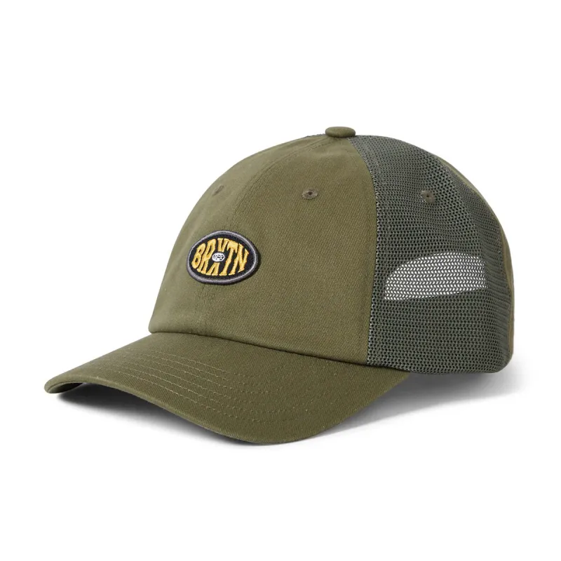 Brixton Largo Np Lp Snapback Hat - Olive/Olive made by Brixton