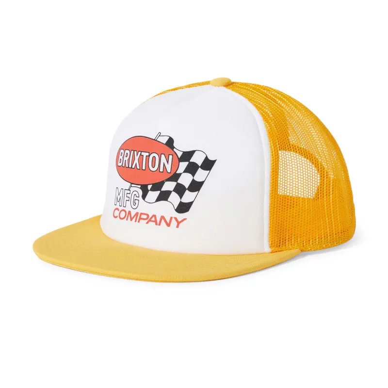 Brixton Collins Np Hp Trucker Hat - Yellow/White/Yellow made by Brixton