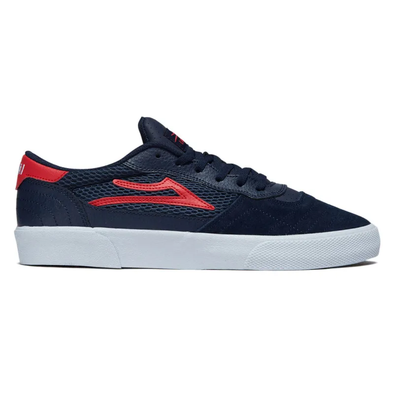 Lakai Cambridge Shoes - Navy/Red Suede sold by CCS