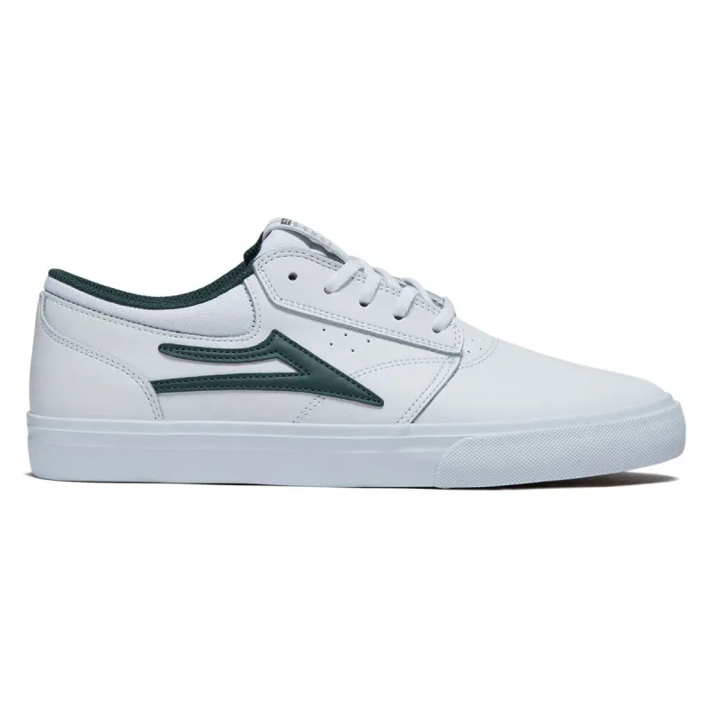 Lakai Griffin Shoes - White/Pine Leather sold by CCS