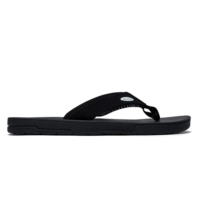 Volcom Jack Robinson Sandals - Black/White sold by CCS
