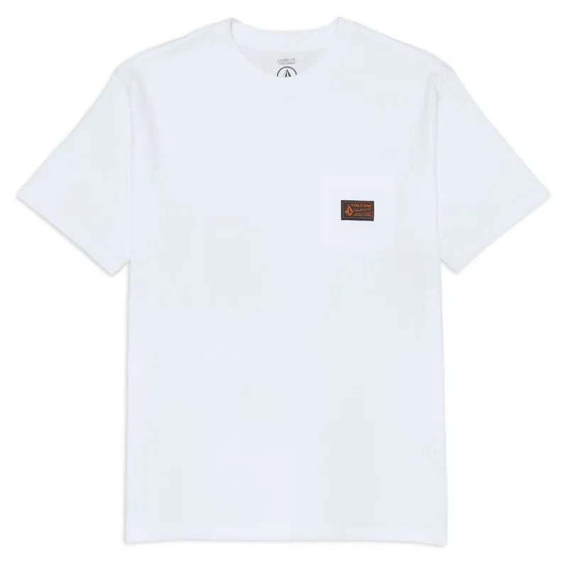 Volcom Workwear Certifico T-Shirt - White sold by CCS