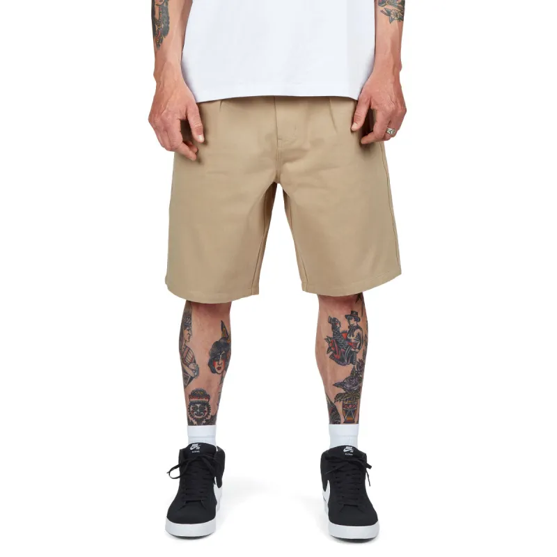 CCS Pleated Chino Shorts - Khaki sold by CCS