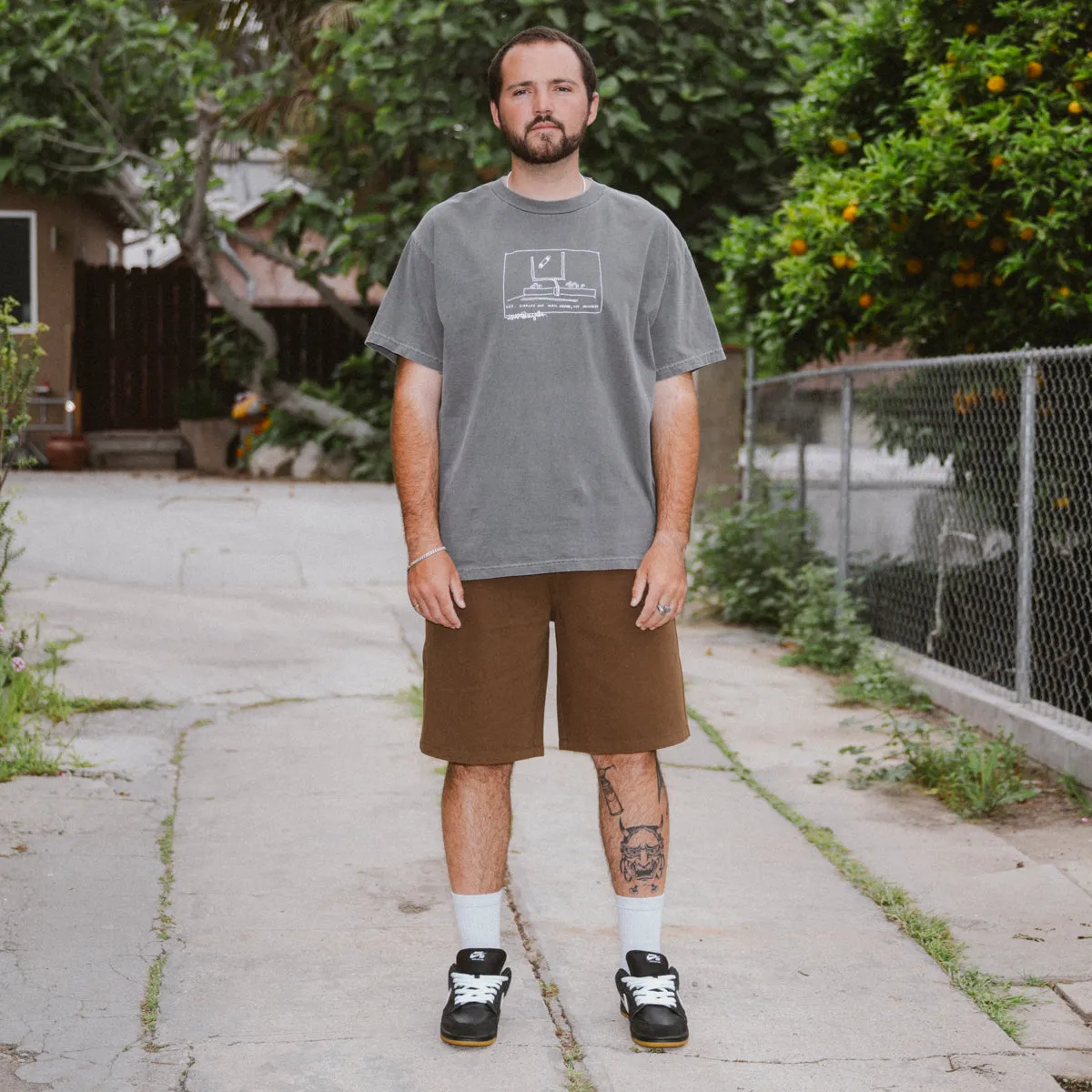 CCS Pleated Chino Shorts - Brown sold by CCS product image thumbnail 2