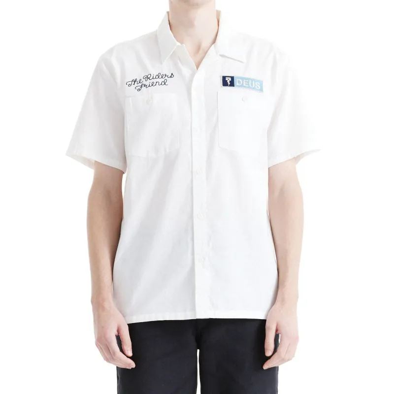 Deus Ex Machina Forecourt Shirt - Vintage White sold by CCS