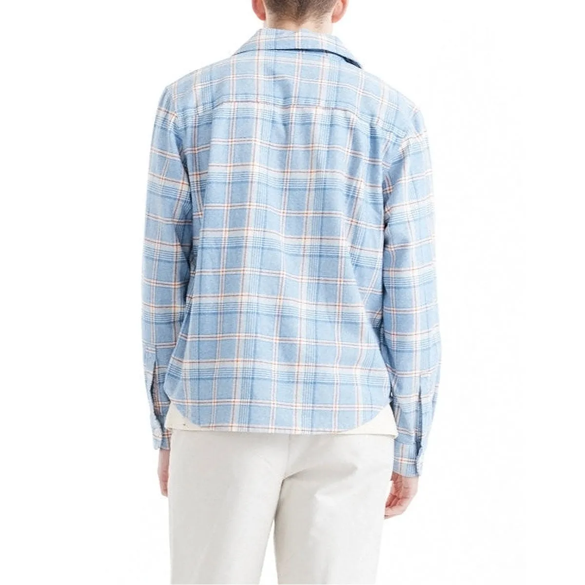 Deus Ex Machina Vacay Check Long Sleeve Shirt - Sky Blue sold by CCS product image thumbnail 2