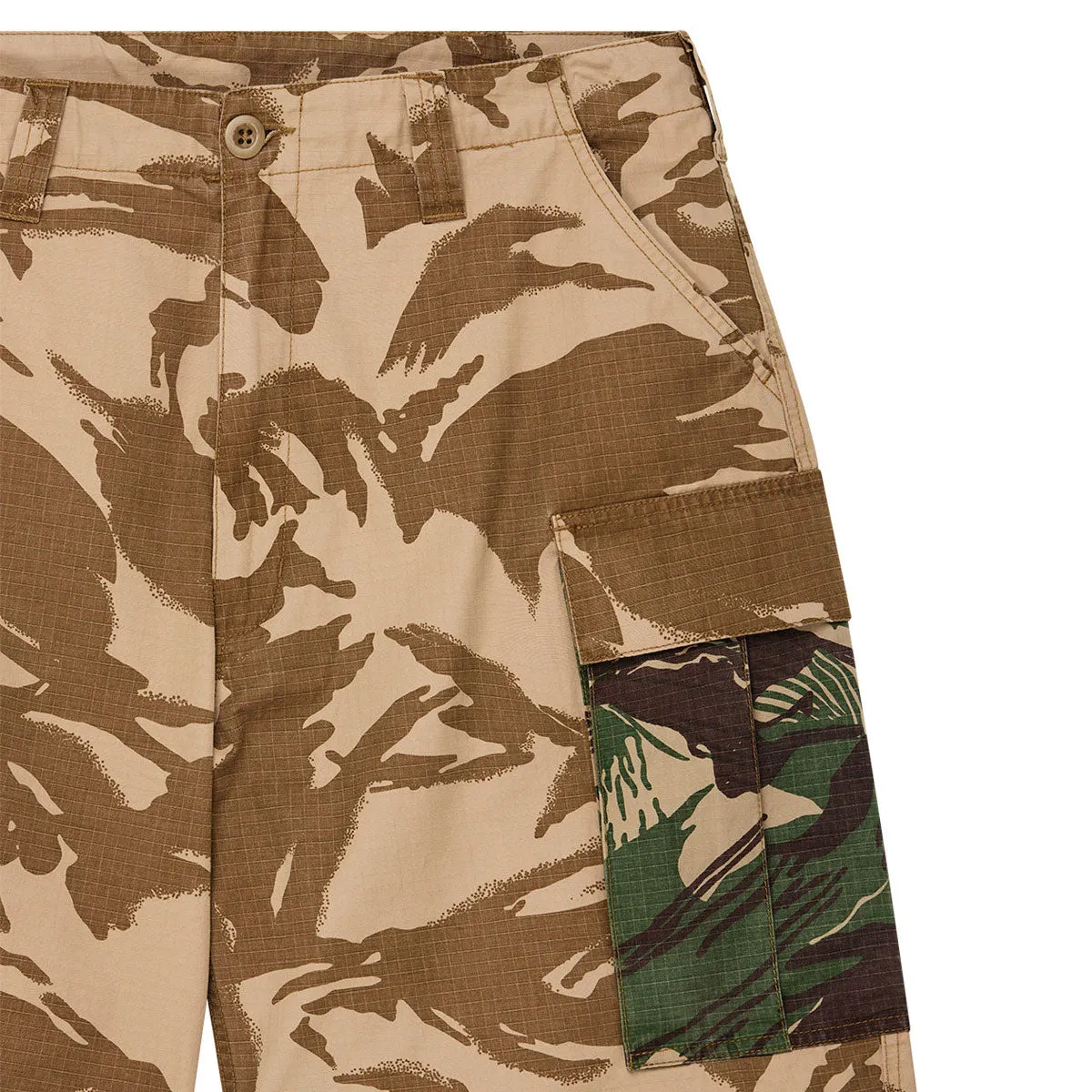 Deus Ex Machina Arts And Crafts Cargo Shorts - Desert Camo sold by CCS product image thumbnail 3